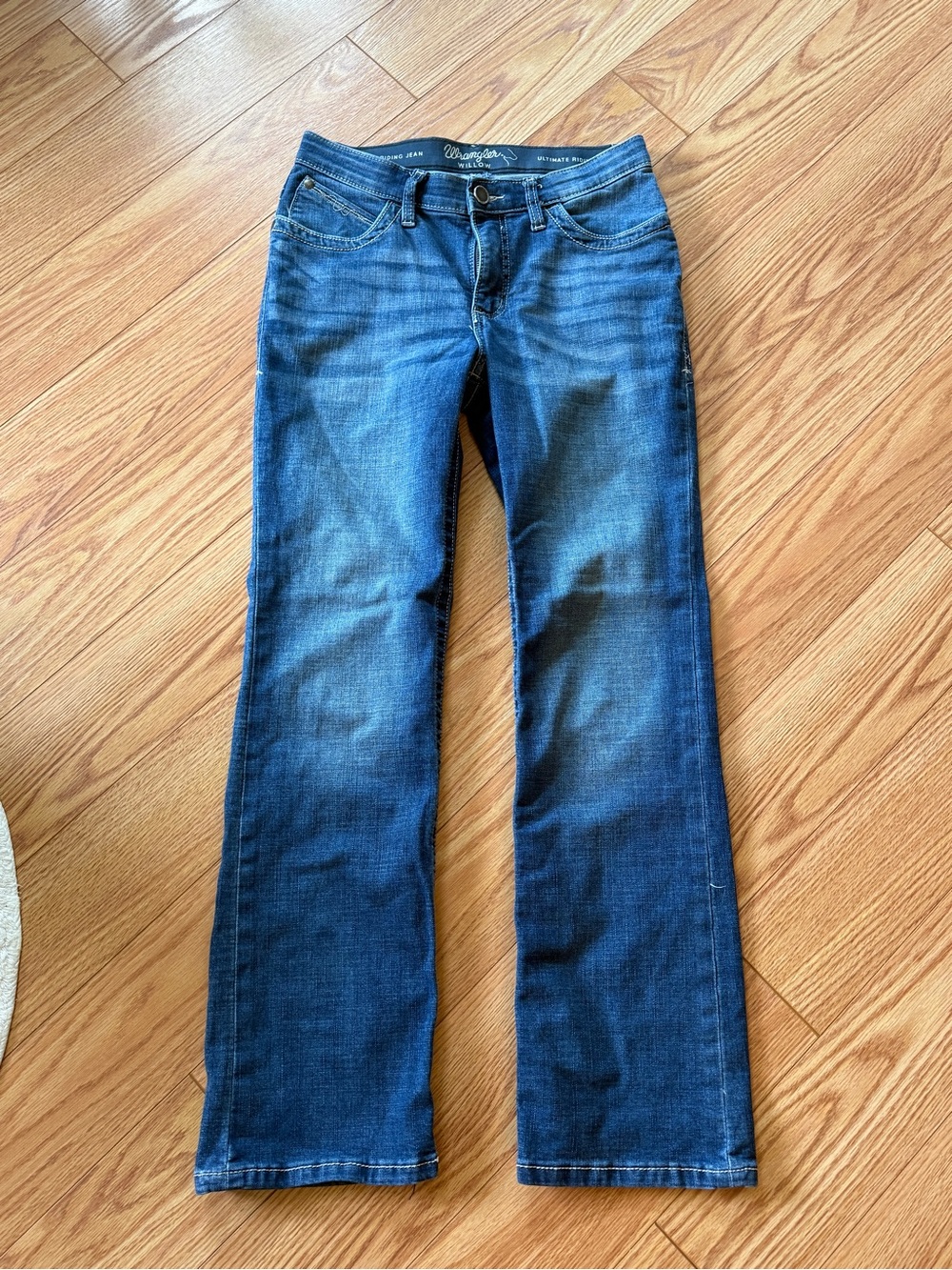 Wrangler Willow Ultimate Riding Jeans Bootcut Dark Wash Women’s 9x32
